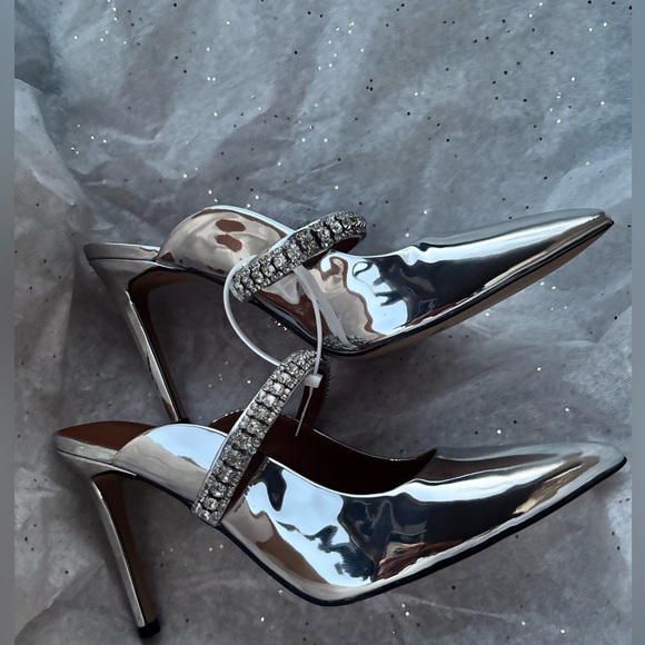 KURT GEIGER LONDON NWOT Women's Duke Pointed Toe Embellished High Heel Pumps - Picture 3 of 6